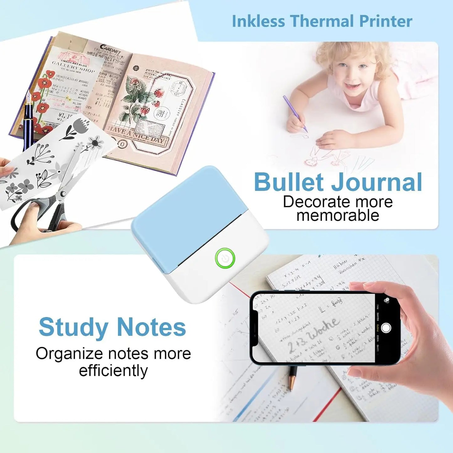 Inkless Portable Printer